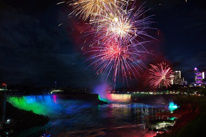 From Toronto:Winter Festival of Lights Niagara Falls Evening Tour - A quick lesson on the Great Lakes: shipping, canals, and curved hulls
