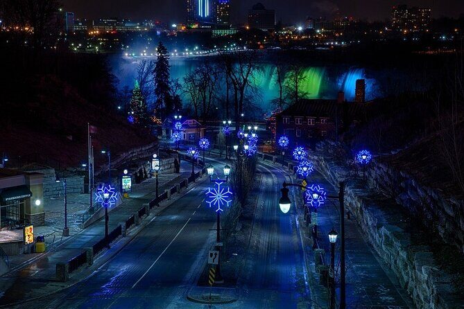 From Toronto:Winter Festival of Lights Niagara Falls Evening Tour - Niagara Parks Botanical Gardens drive-through and Sir Adam Beck’s power station