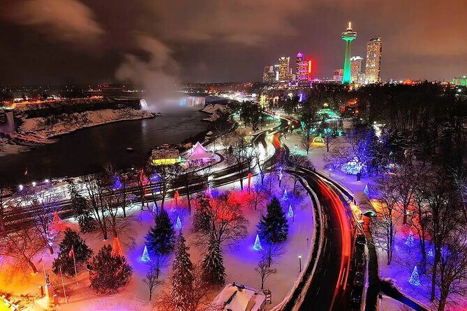 From Toronto:Winter Festival of Lights Niagara Falls Evening Tour - Living Water Wayside Chapel: a brief, quiet pause